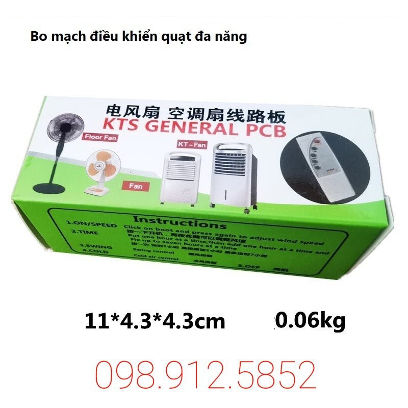 {SIÊU HOT}Bộ mạch điều khiển quạt đa năng dùng cho các loại quạt 5.0
