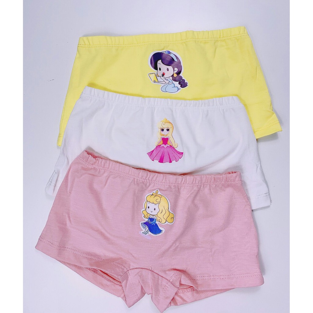 Set 3 quần chíp đùi xuất khẩu cho bé gái_MiaKids