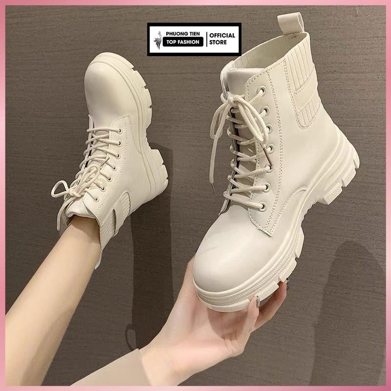 Giày bốt nữ ,bốt cổ chun đế răng cưa,phong cách hàn quốc cực chất.Topfashion :H02