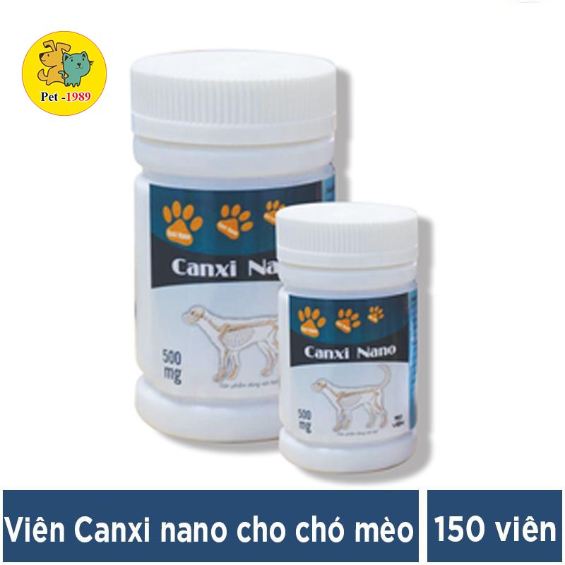 Canxi nano chó mèo cho chó bầu phục hồi bị hạ bàn tai cụp