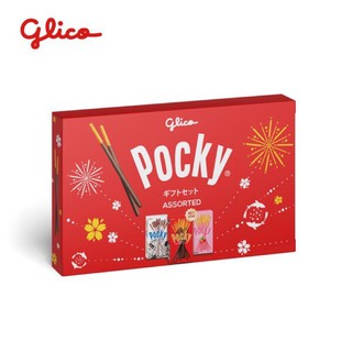 Hộp bánh que pocky 3 vị socola, dâu, cream 118g