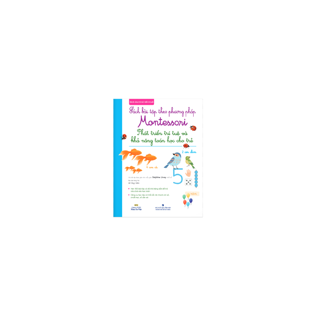 Sách - Sách Bài Tập Theo Phương Pháp Montessori - Phát Triển Trí Tuệ Và Khả Năng Toán Học Cho Trẻ