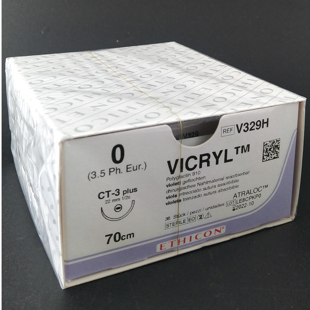 Chỉ phẫu thuật Vicryl 0