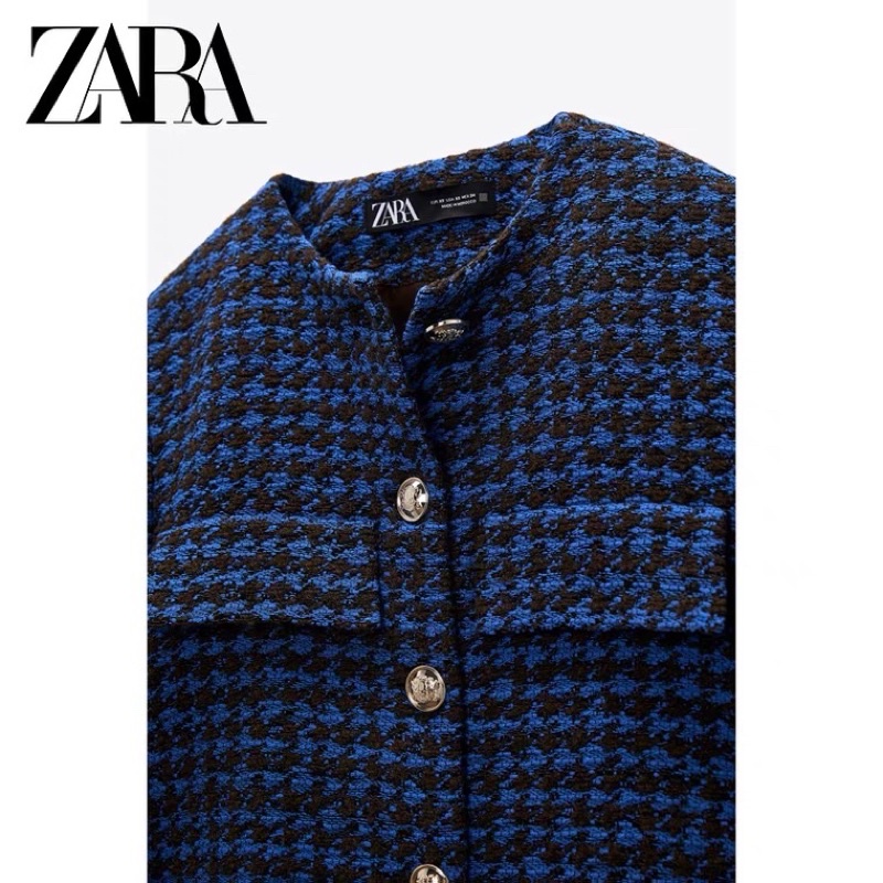ÁO KHOÁC DẠ TWEED ZARA AUTHENTIC TUỒN STORE