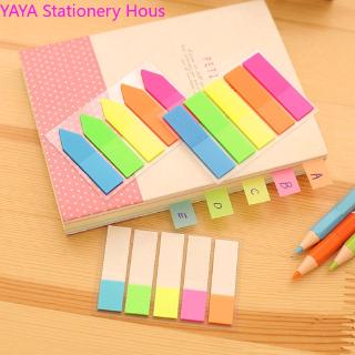 Giấy Dán Ghi Chú Huỳnh Quang Phong Cách Hàn Quốc