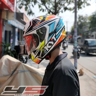 Mũ bảo hiểm fullface KYT TT Course tem Kasma Daniel