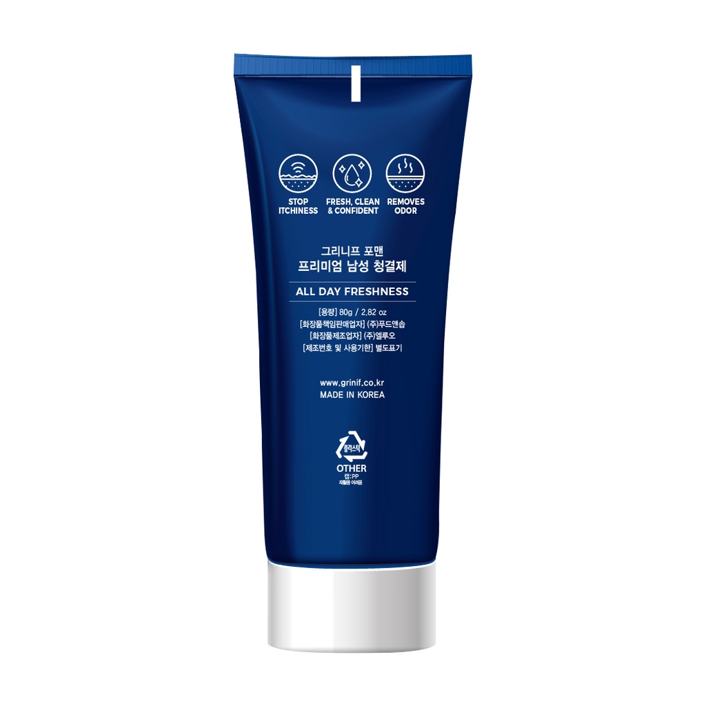 Dung dịch vệ sinh nam giới Hàn Quốc Grinif Men’s Premium Intimate Wash 80g