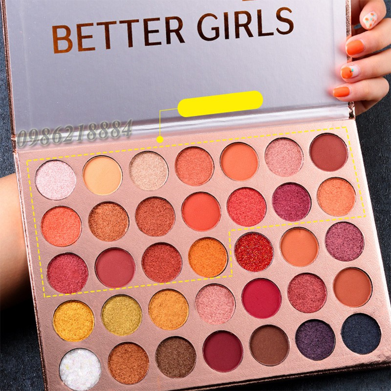 Bảng phấn mắt Laisly Better Girls LBG35 | Thế Giới Skin Care