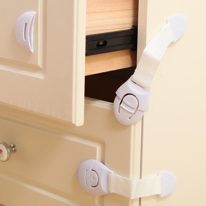 Dây Vải Khoá Tủ, Ngăn Kéo, Tủ Lạnh / Đai Khóa Chặn Cửa Tủ / Chốt Khóa An Toàn Cho Bé