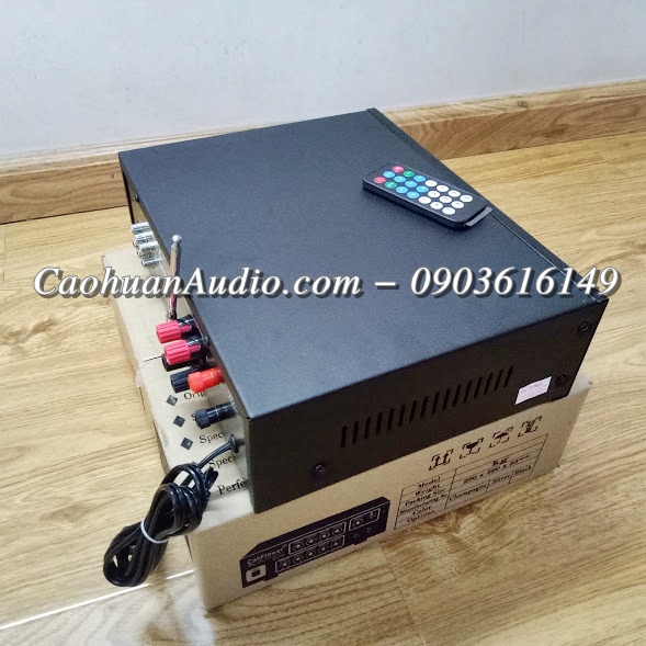 Amply Karaoke mini AC / DC 12V bluetooth / USB / thẻ SD / Radio CALIFLOWER BX2277