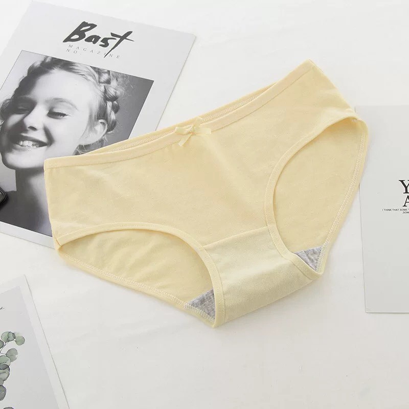 Quần Lót Nữ Cotton Cạp Nơ Kháng Khuẩn Dễ Thương, Quần Lót Sexy Sang Trọng QL012