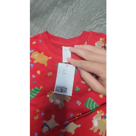 Bộ quần áo dài tay HM chất cotton cho bé