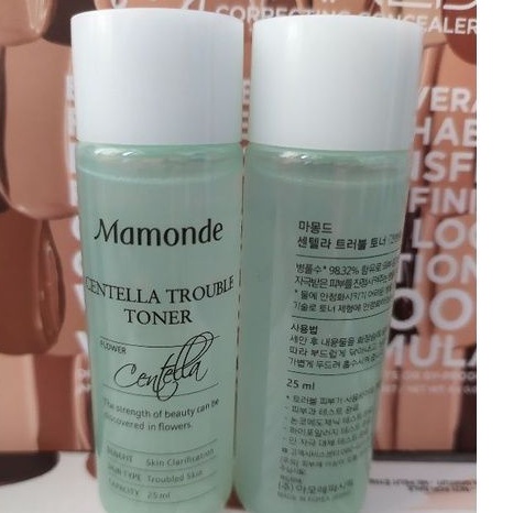 [25ml] toner kiềm dầu se khít lỗ chân lông da dầu mụn Mamonde Minisize