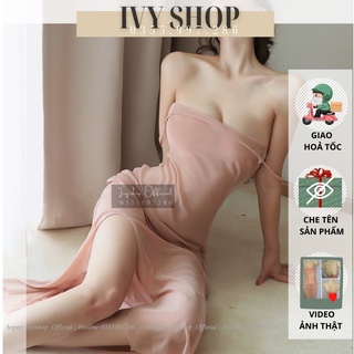Váy Ngủ 2 Dây Dáng Dài Gợi Cảm, Đầm Ngủ Sexy Cospplay Voan Xuyên Thấu Cao Cấp - Mã: VND01 TKVN
