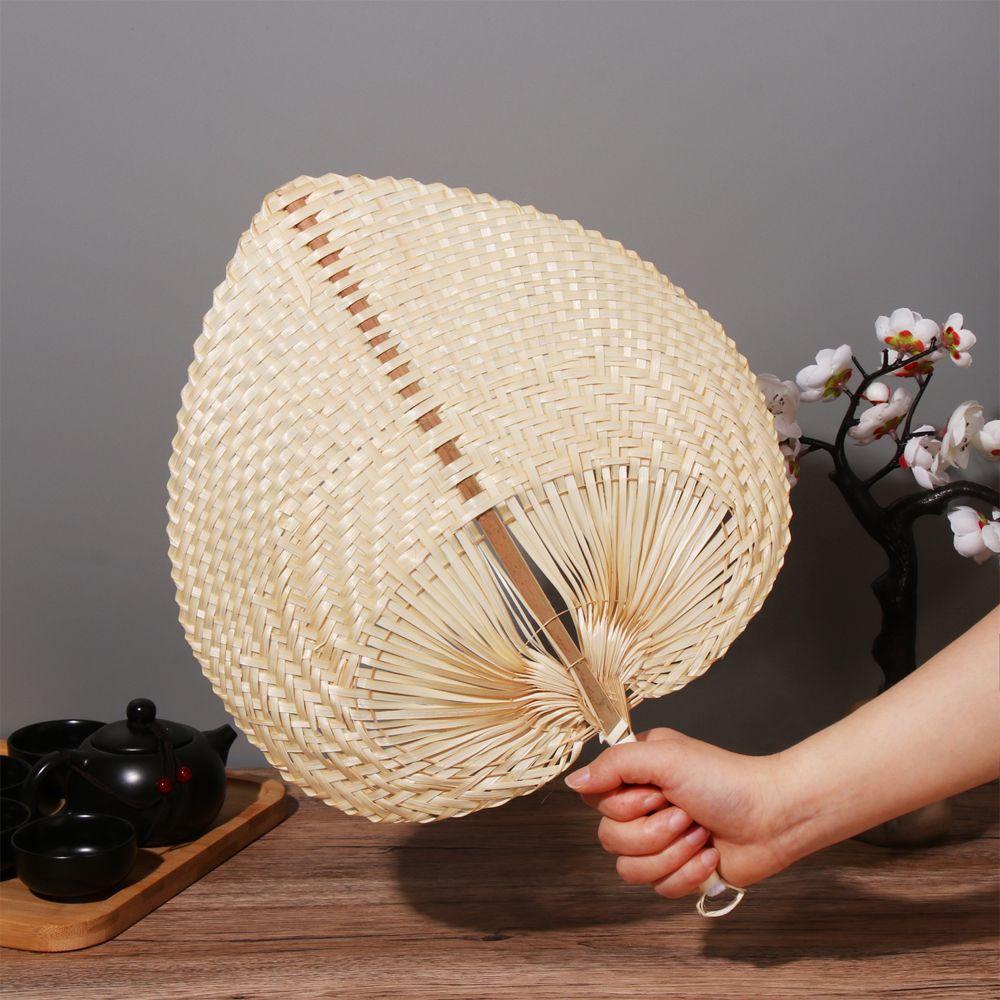 Quạt Tre Tự Nhiên Handmade Treo Tường Trang Trí Mùa Hè