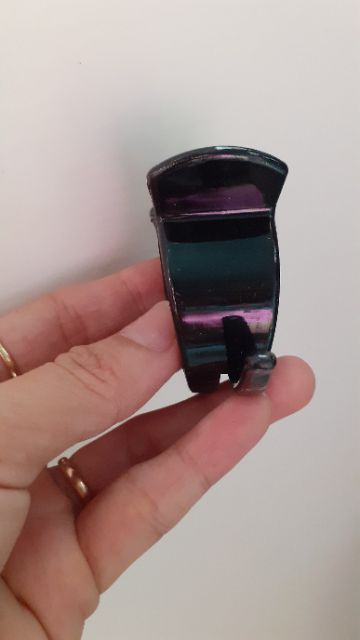 Combo 5 cái Kẹp tóc 2 răng màu đen loại bóng