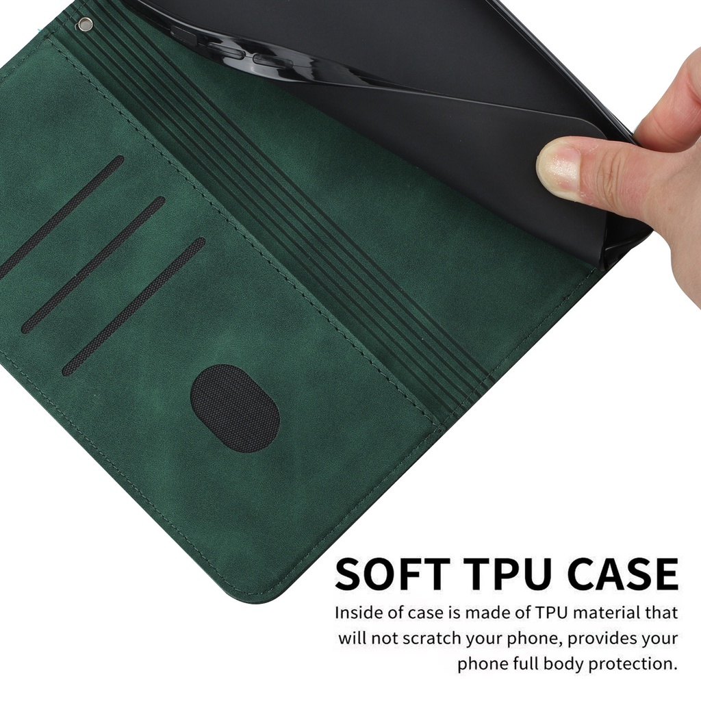 Ốp Điện Thoại Da Nắp Gập Có Ngăn Đựng Thẻ Dành Cho Samsung Galaxy S9 Plus S10 S20 FE Ultra