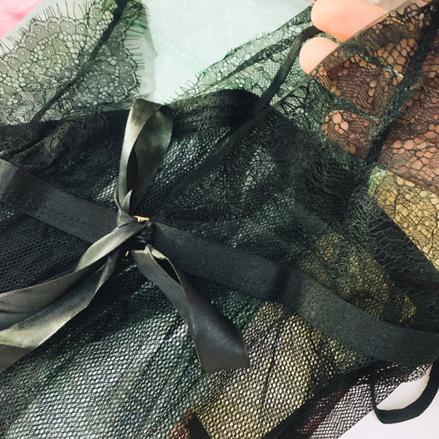 SX 191 - Đầm ngủ sexy lưới phối ren siêu xinh - Váy ngủ sexy mẫu mới  - ảnh thật 4 ảnh cuối