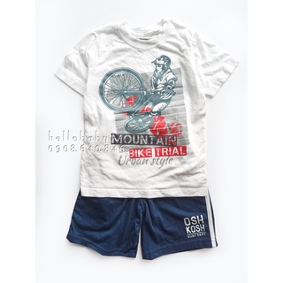 Bộ thun tay cộc bé trai Oshkosh