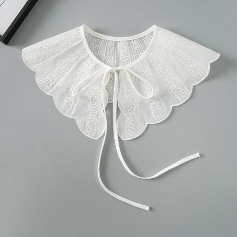 Cổ Áo Sơ Mi Giả Thêu Họa Tiết Thời Trang Mùa Hè Cho Nữ