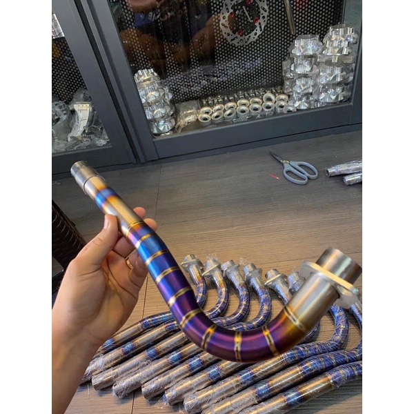 Cổ thòng cho dream wave fu led sirius titan xệ kèm tai nhôm cnc