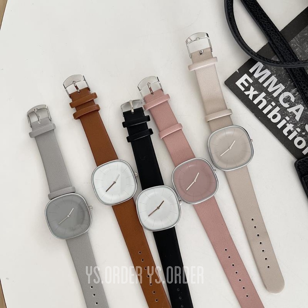 Đồng hồ nữ Fewl dây da mặt vuông phong cách Nhật Bản | BigBuy360 - bigbuy360.vn
