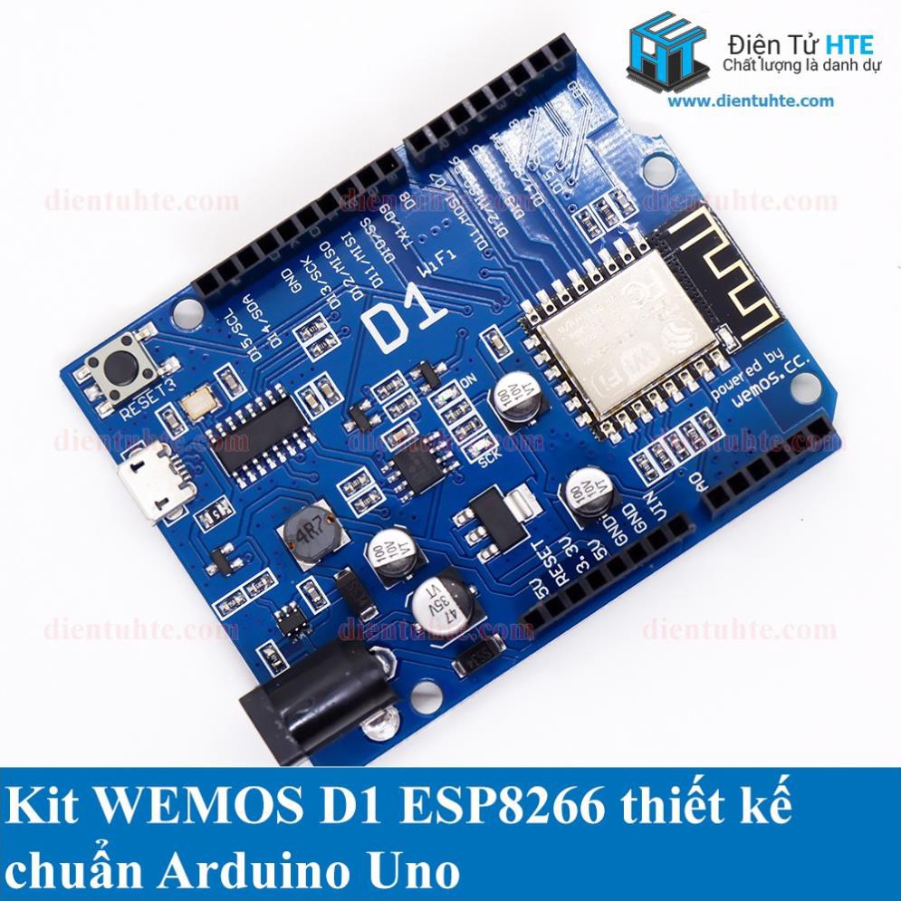 Kit Phát triển ESP8266 NodeMCU Lua WeMos D1 R2 thiết kế giống Arduino Uno