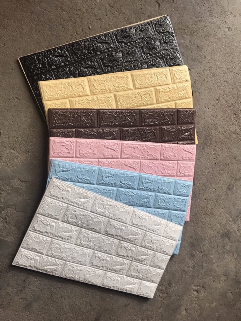 Combo 50 tấm xốp dán 3d giả gạch 70x77cm dày 5mm giá kịch sàn hàng đẹp | BigBuy360 - bigbuy360.vn