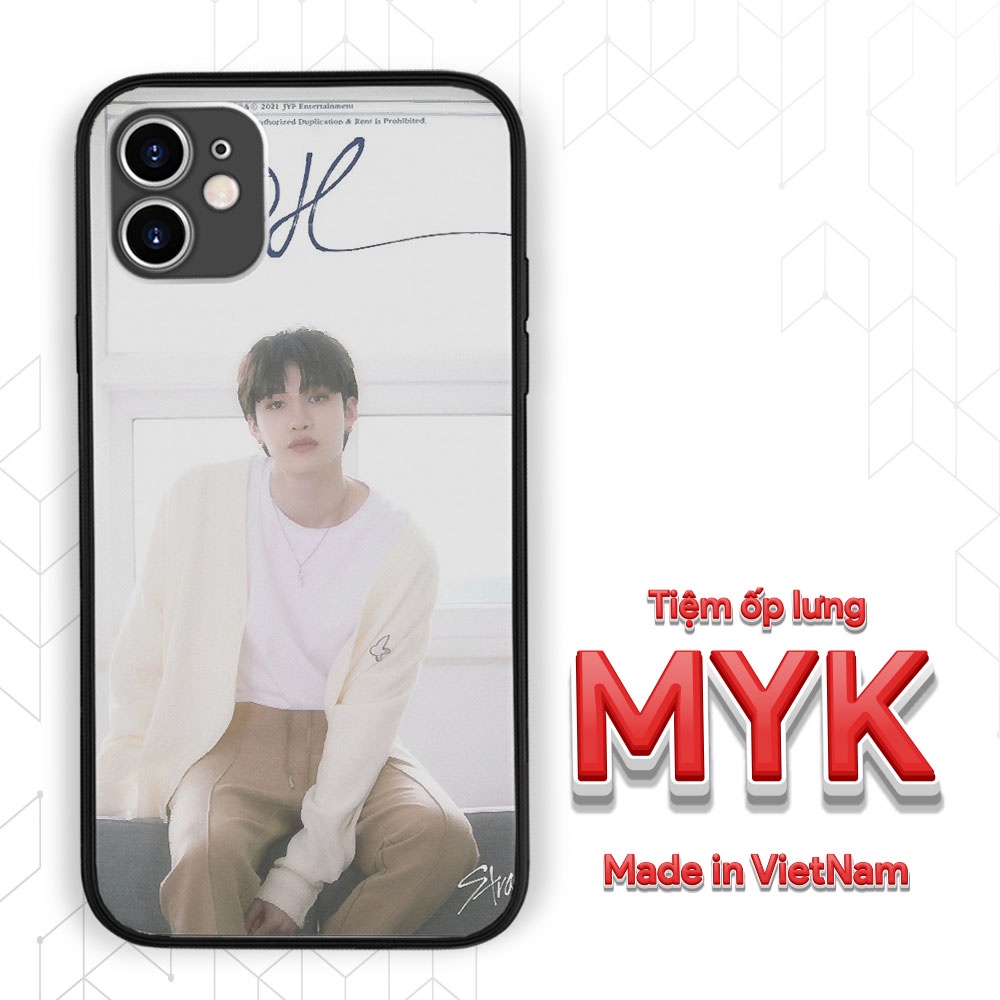 Ốp chống vỡ BANG CHAN STRAY MYK nổi bật cho Iphone 5 6 7 8 Plus 11 12 Pro Max X Xr-LAK0001048