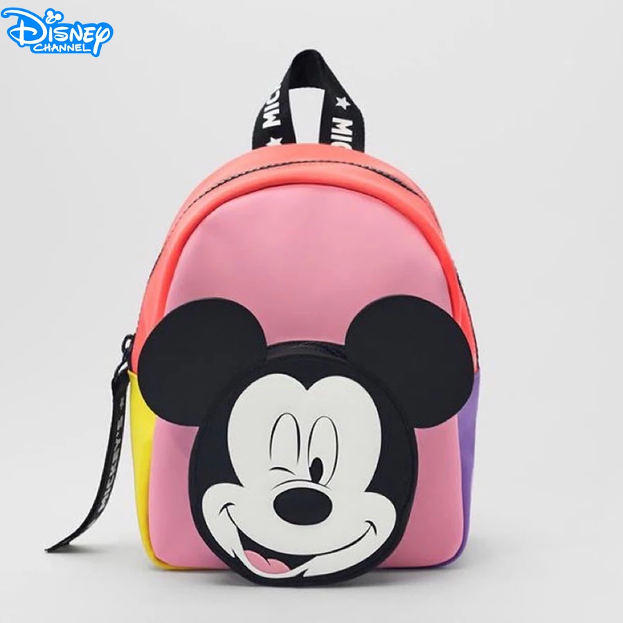 DISNEY Ba Lô Hình Chuột Mickey Minnie Dễ Thương Cho Bé Trai Và Gái