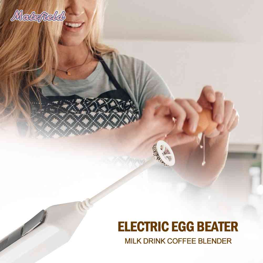 Máy Đánh Trứng / Khuấy Tạo Bọt Cà Phê Tự Động Cầm Tay Chạy Điện