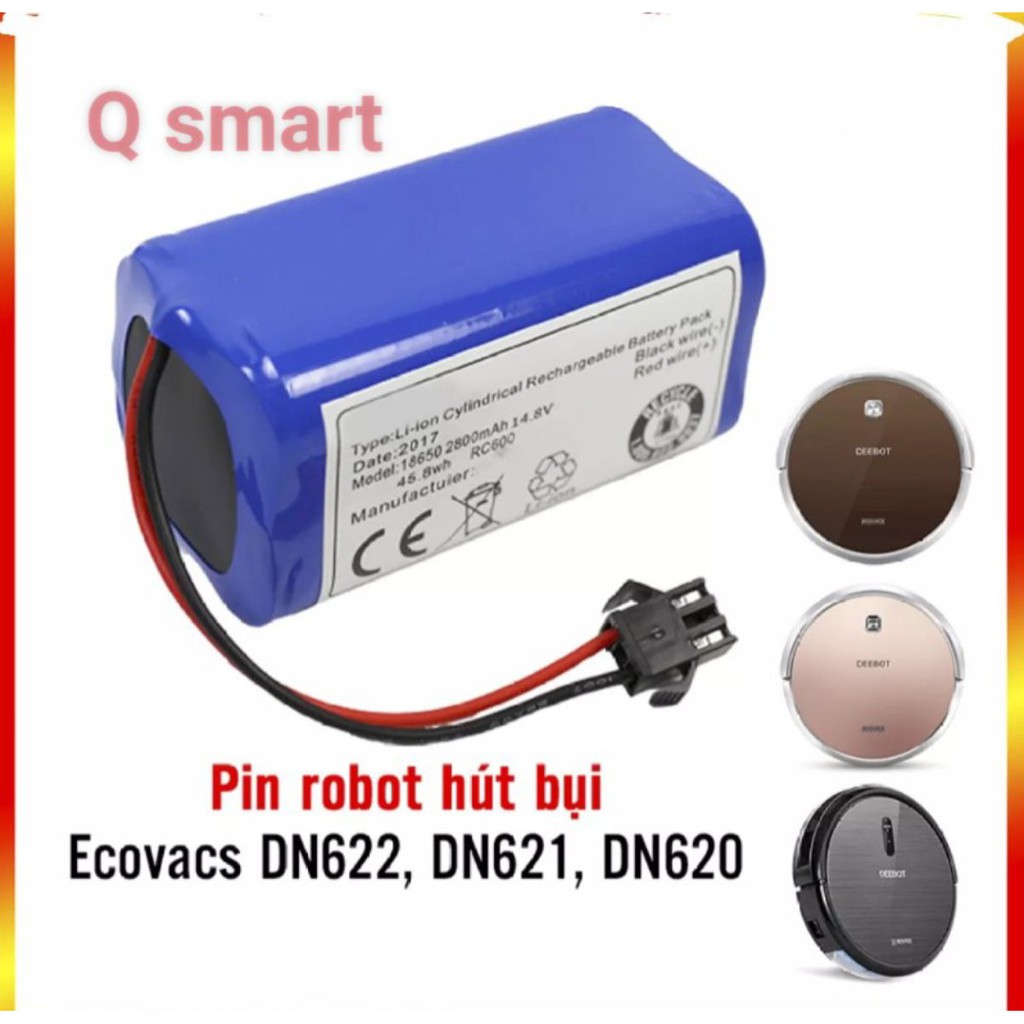 Pin Robot hút bụi Ecovacs Deebot DN622/ DN621/ DN620