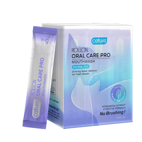 &quot;Nước súc miệng&quot; ngăn ngừa mảng bám dạng chai Cature 5ml dành cho chó mèo