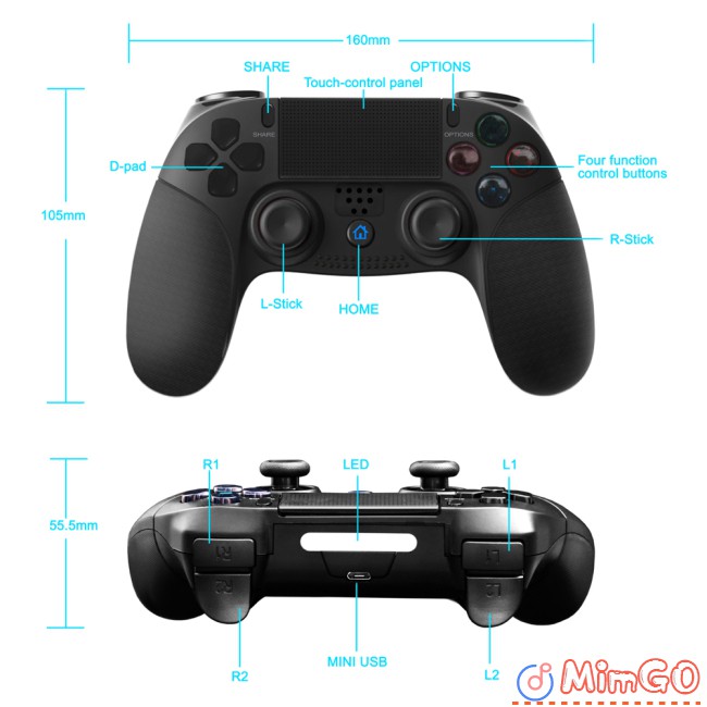 Wireless Bluetooth Handle Gamepad For Ps4 Controller Bluetooth Gamepad Controller