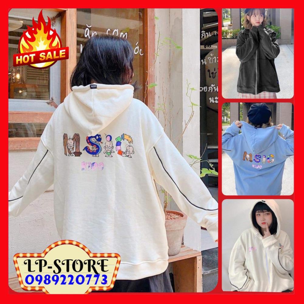 Siêu SALE Áo Hoodie Nỉ - Áo Khoác Nỉ Nam Nữ Unisex MSIC 4 Màu Siêu Hot - LP.STORE