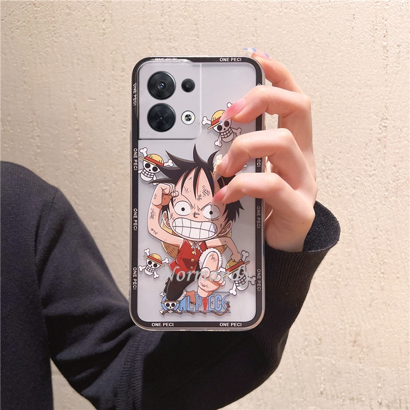 Ốp Điện Thoại Silicon TPU Mềm Trong Suốt Họa Tiết Hoạt Hình Cho OPPO Reno8 Z 8Pro Reno 8 8Z 7 7Z 7Pro 6Z 6 Z Pro 5G 4G