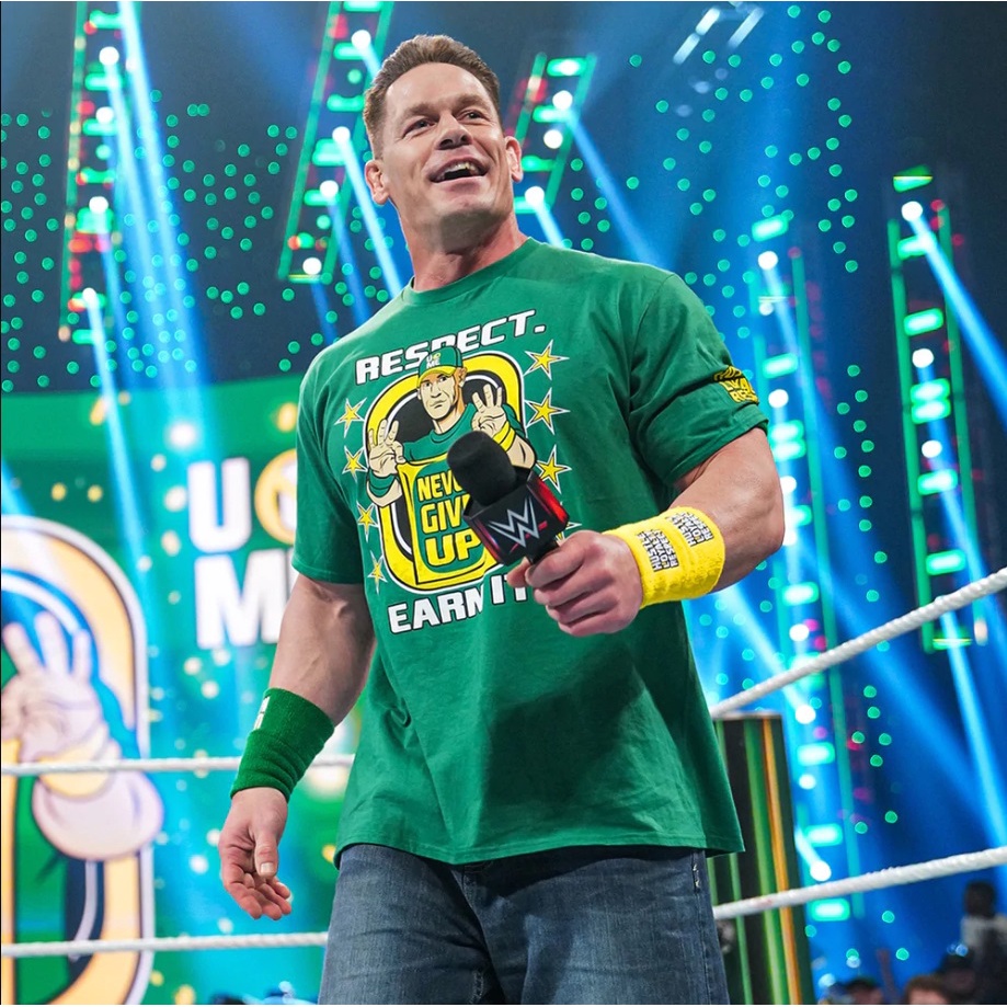 Áo phông WWE John Cena "Respect Earn It" 2022