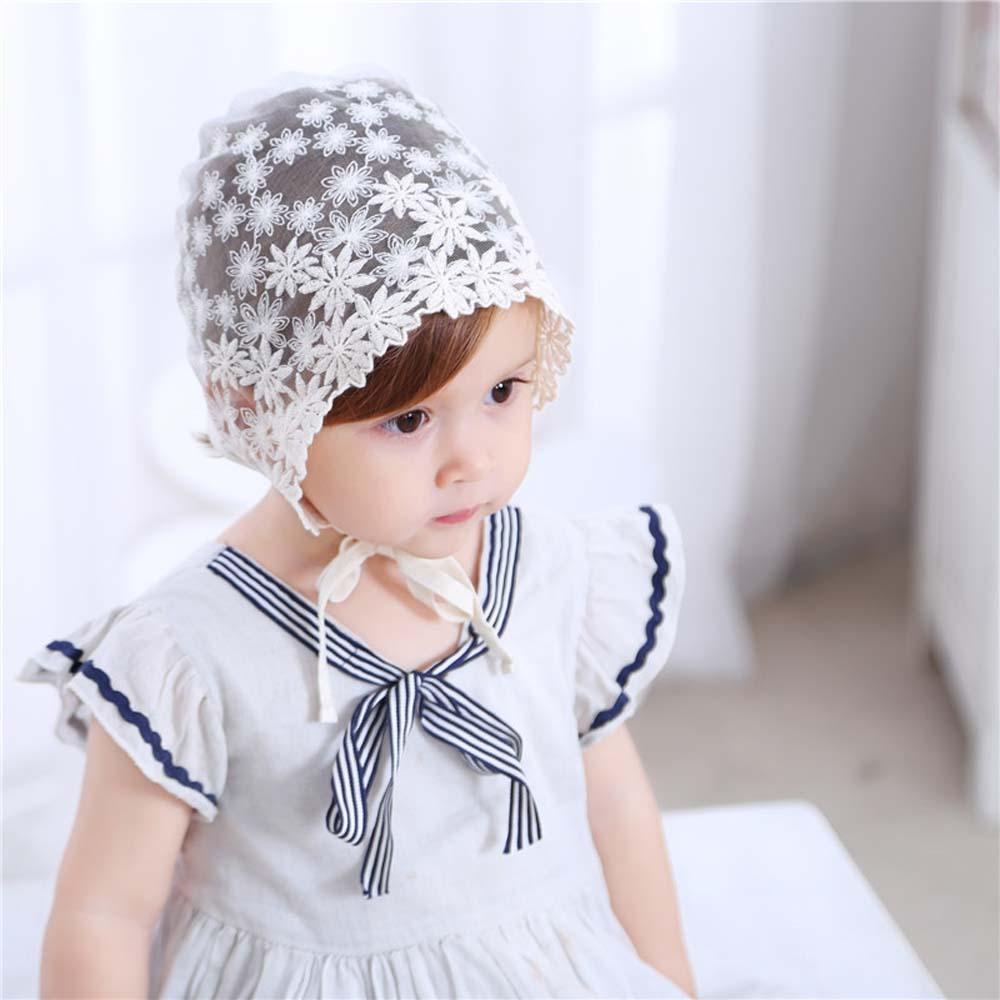 Mũ Ren Chống Nắng Kiểu Công Chúa Dễ Thương Xinh Xắn Cho Bé Gái 0-1 Tuổi