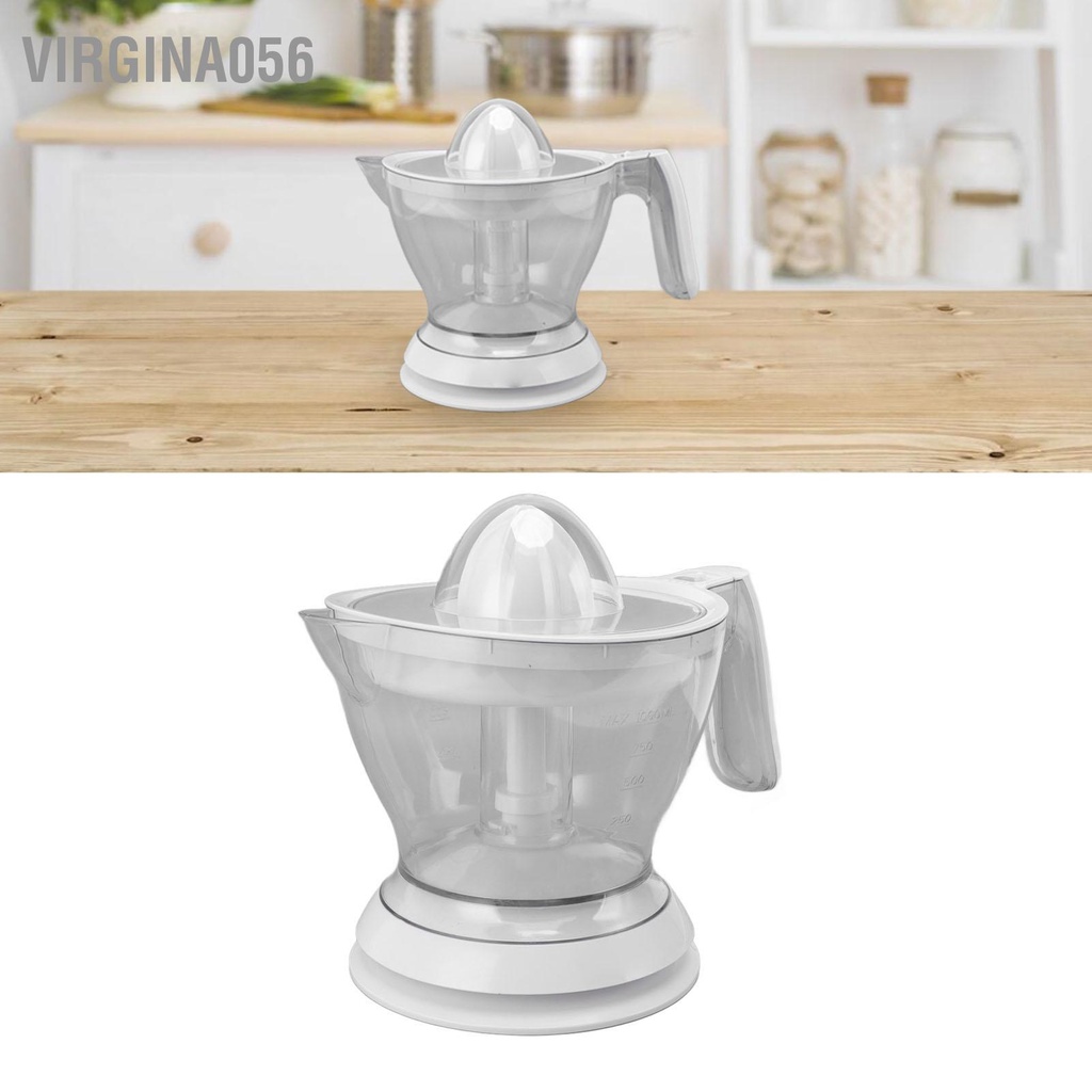 Virgina056 Máy ép trái cây bằng điện rửa chén có thể tháo rời An toàn tự động cho cam chanh EU Cắm 220V 1.5L