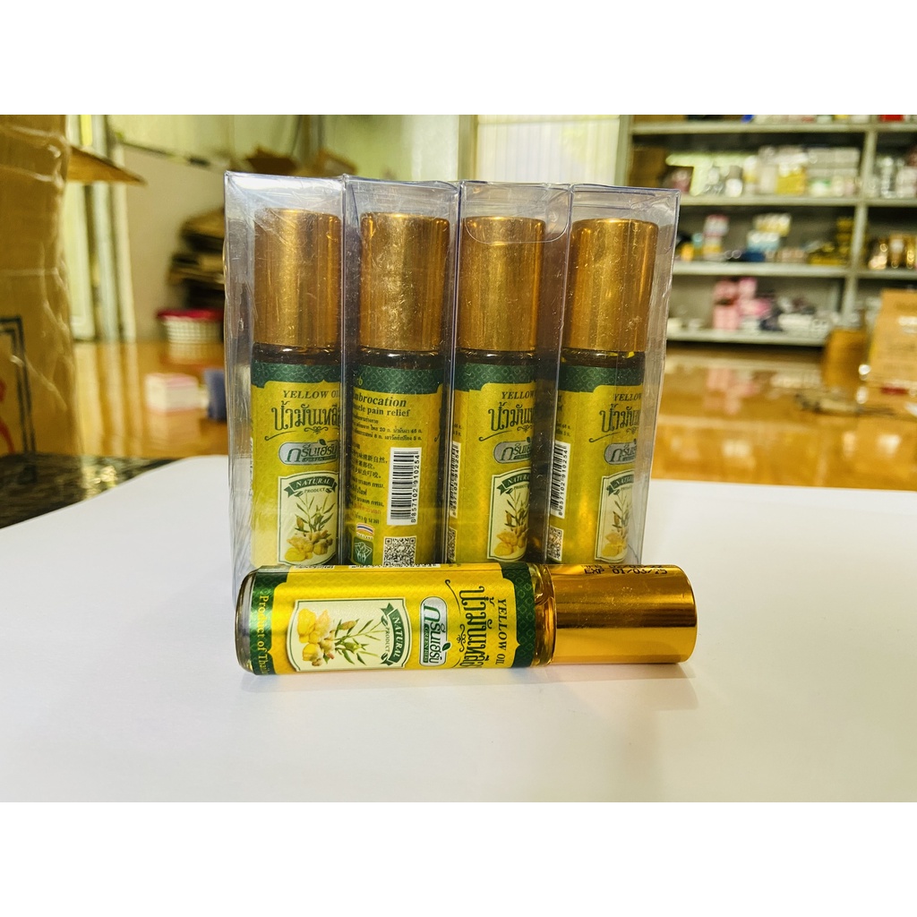 DẦU LĂN THẢO DƯỢC GỪNG GREEN HERB THÁI LAN
