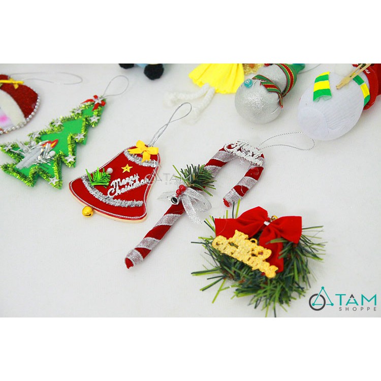 Combo 10 món phụ kiện trang trí Noel handmade XMAS-08