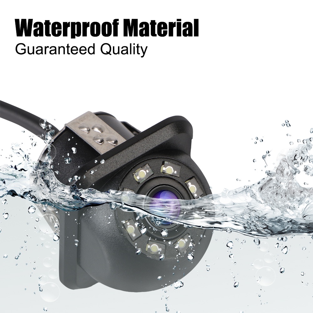 170° Camera Chiếu Hậu Cho Ô Tô Hỗ Trợ Tầm Nhìn Ban Đêm Góc Rộng 8 LED | BigBuy360 - bigbuy360.vn