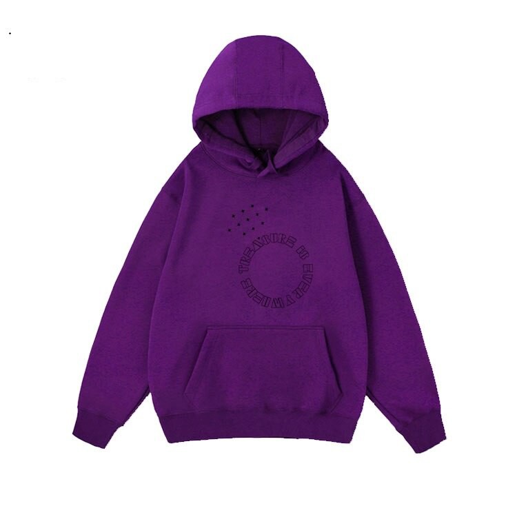 Áo Hoodie Vải Nỉ Mỏng Dáng Rộng In Chữ Treasure Is Everywhere Thời Trang Trẻ Trung | BigBuy360 - bigbuy360.vn