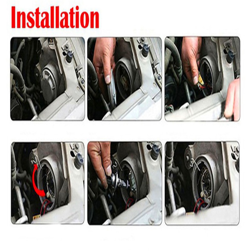 Set 2 đèn pha Xenon H7 100W 12V 6000K ánh sáng trắng cho ô tô chất lượng cao