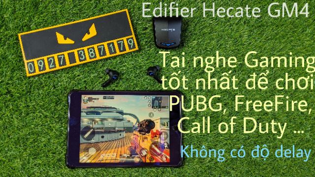 EDIFIER HECATE GM4 | Tai nghe True Wireless Bluetooth 5.0 chuyên để chơi game và nghe nhạc, độ trễ gần như bằng 0