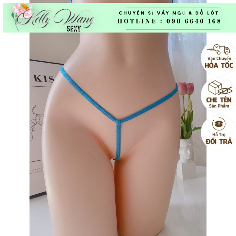 [KELLYWANG] BK076- Bộ lọt khe dây thun gợi cảm - đồ lót sexy