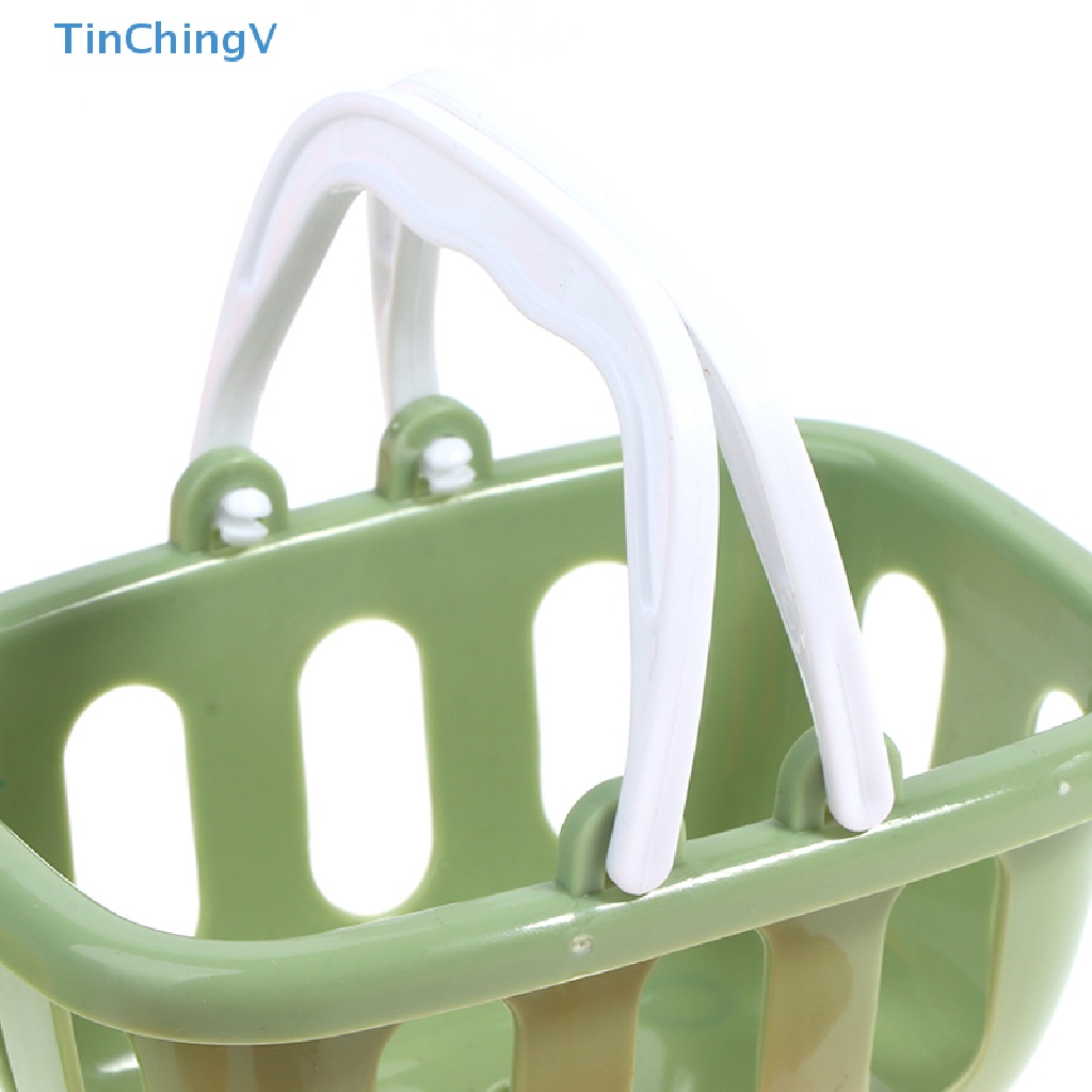 [TinChingV] Giỏ Mua Sắm Đồ Chơi Mini Cho Siêu Thị + 10 Trái Cây [Mới]