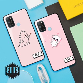 Ốp lưng kính cường lực Realme 7i hình ngộ nghĩnh