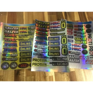 Tem Decal Logo Nhôm Xước Nguyên Tấm