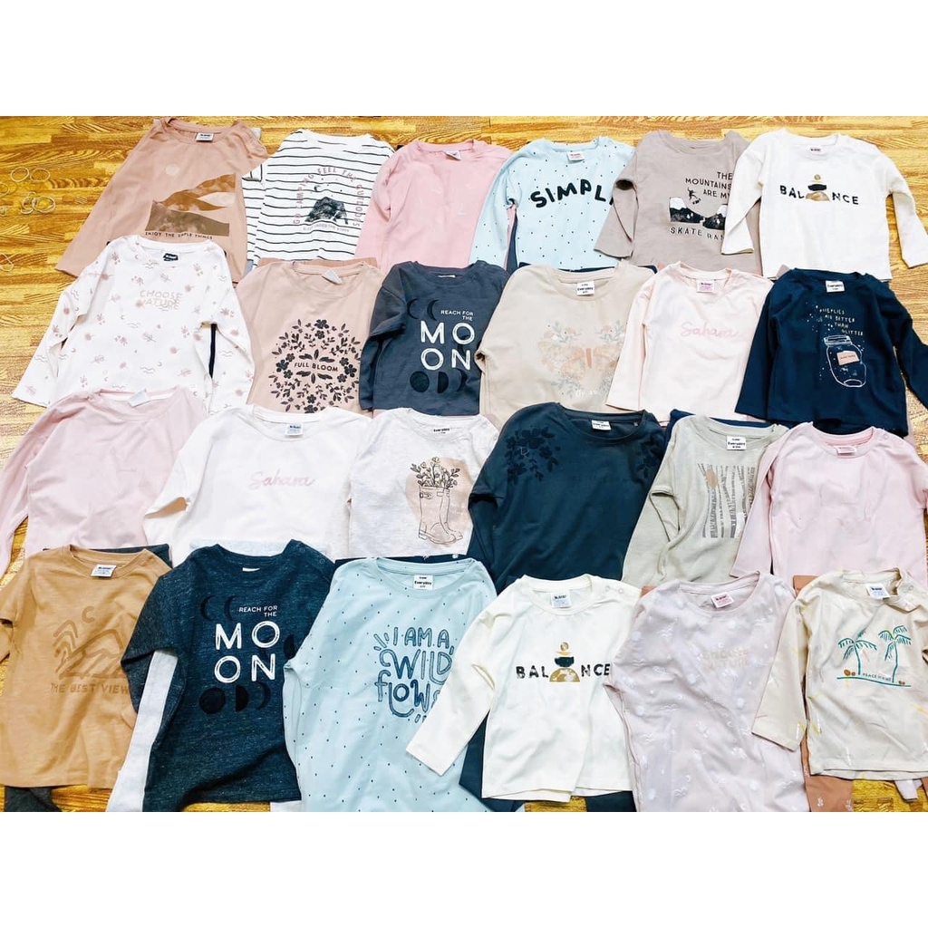 Bộ thu đông Minene cho bé gái chất coton siêu đẹp